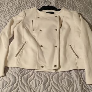 Beautiful Cream Moto Blazer